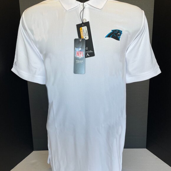Carolina Panthers Men's Antigua Embroidered Legacy Pique Polo - Picture 1 of 4